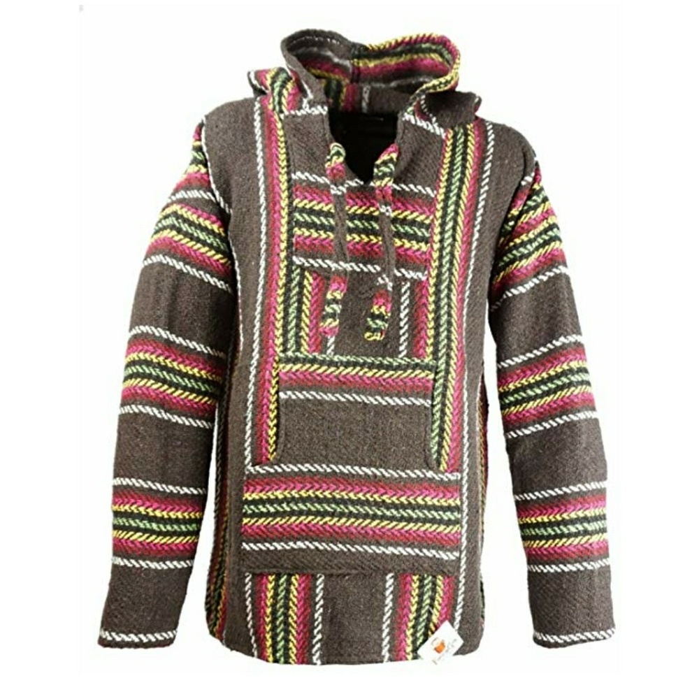New Hippie baja "drug rug" Hoodie